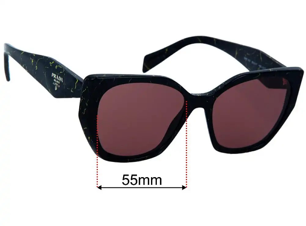 Prada SPR19Z 55mm Replacement Lenses by Sunglass Fix™